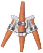 Four Way Connector - Threaded Ferrule - 2374